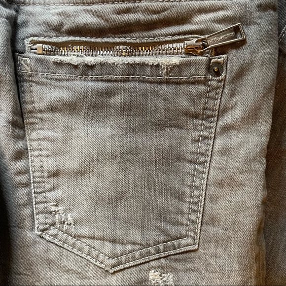 DSQUARED women’s grey distressed slim fit jeans size 42 IT - Picture 14 of 16
